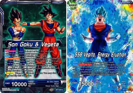 Son Goku & Vegeta // SSB Vegito, Energy Eruption (BT7-025) [Assault of the Saiyans] | Shuffle n Cut Hobbies & Games