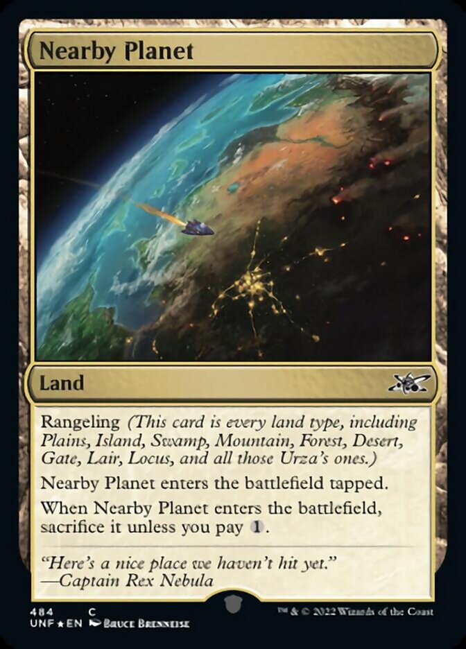 Nearby Planet (Galaxy Foil) [Unfinity] | Shuffle n Cut Hobbies & Games