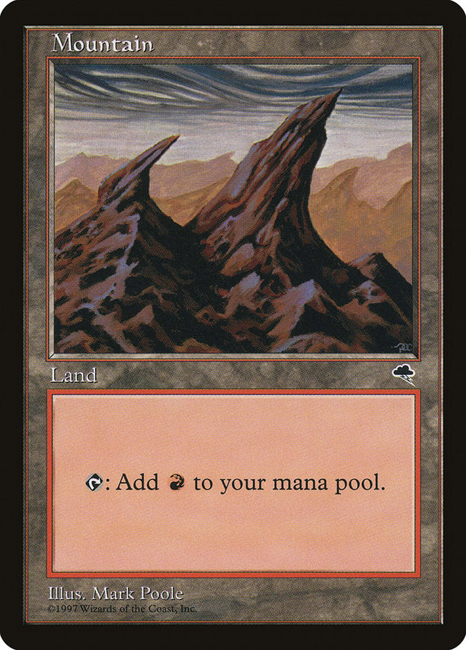 Mountain (All Peaks Pointing Right) [Tempest] | Shuffle n Cut Hobbies & Games