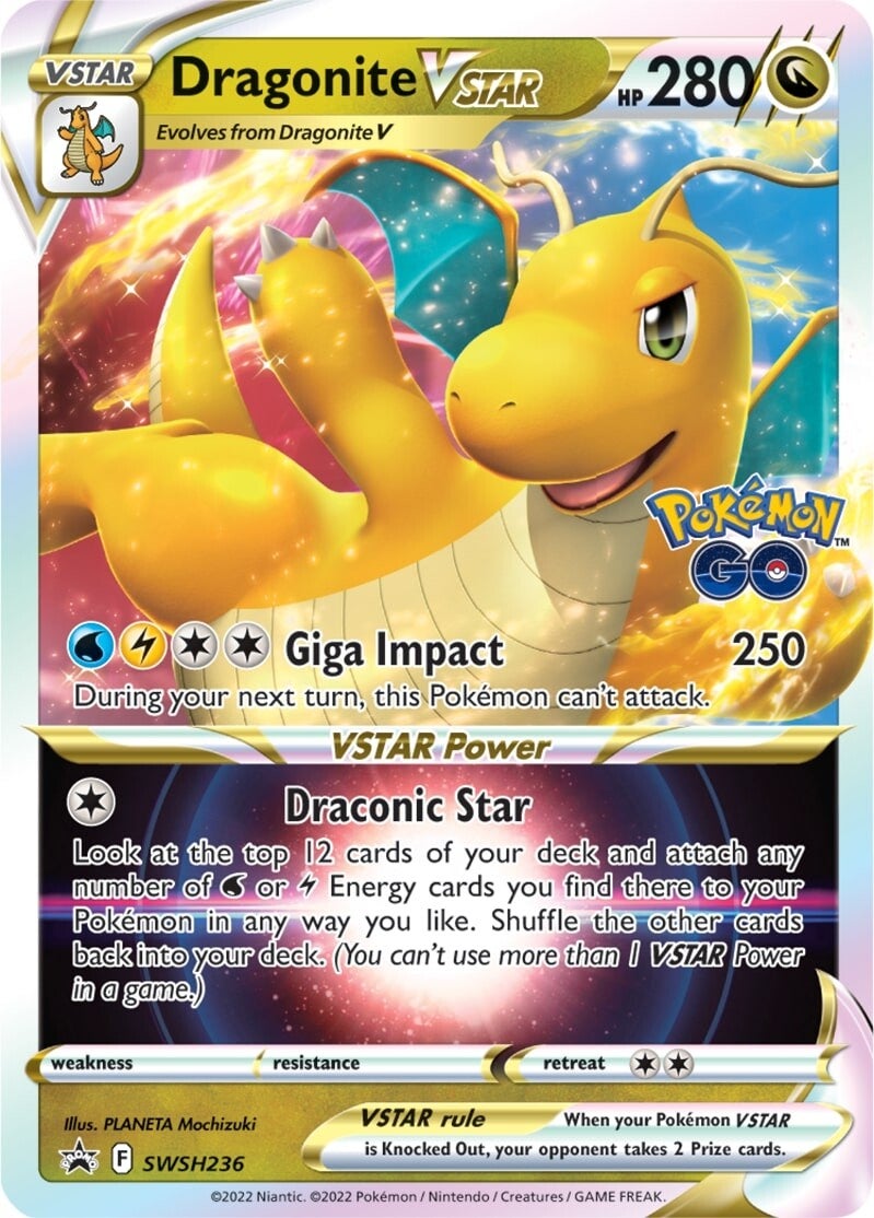 Dragonite VSTAR (SWSH236) [Sword & Shield: Black Star Promos] | Shuffle n Cut Hobbies & Games