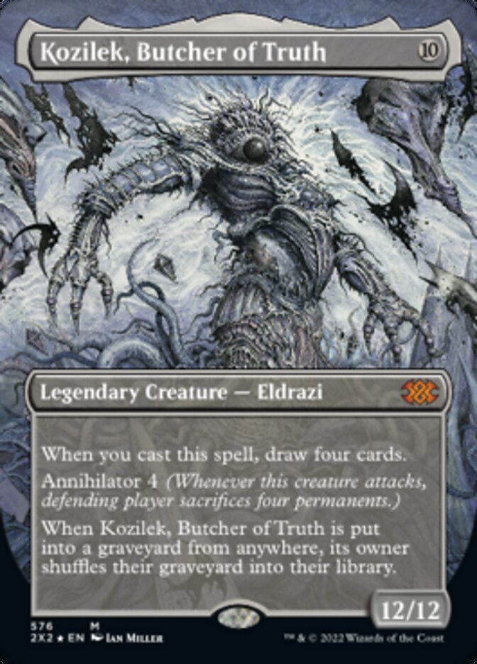 Kozilek, Butcher of Truth (Textured Foil) [Double Masters 2022] | Shuffle n Cut Hobbies & Games
