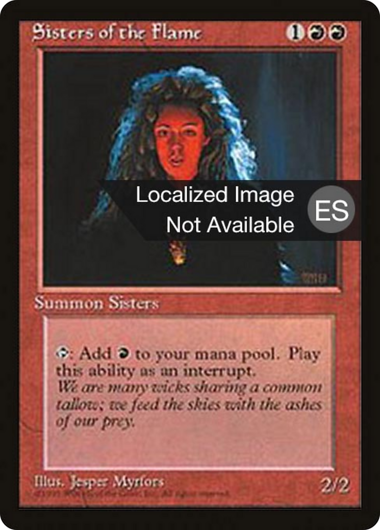 Sisters of the Flame [Fourth Edition Foreign Black Border] | Shuffle n Cut Hobbies & Games