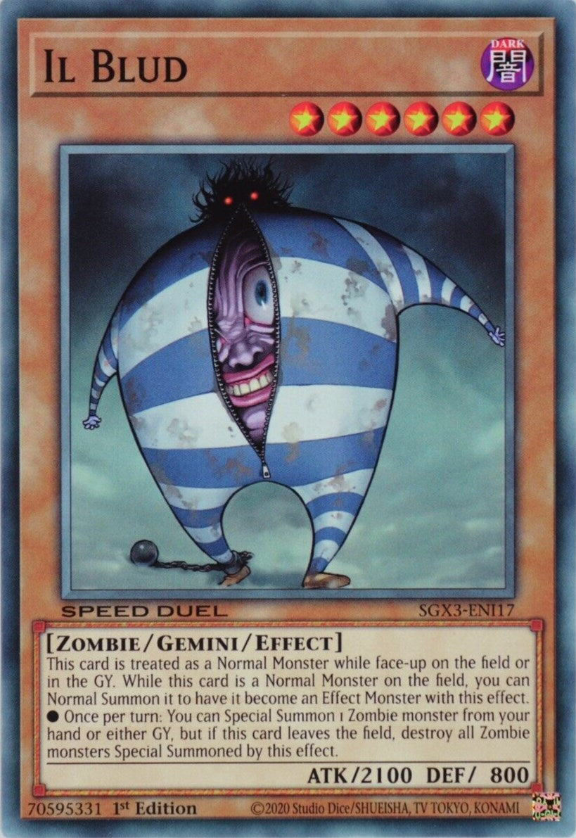Il Blud [SGX3-ENI17] Common | Shuffle n Cut Hobbies & Games