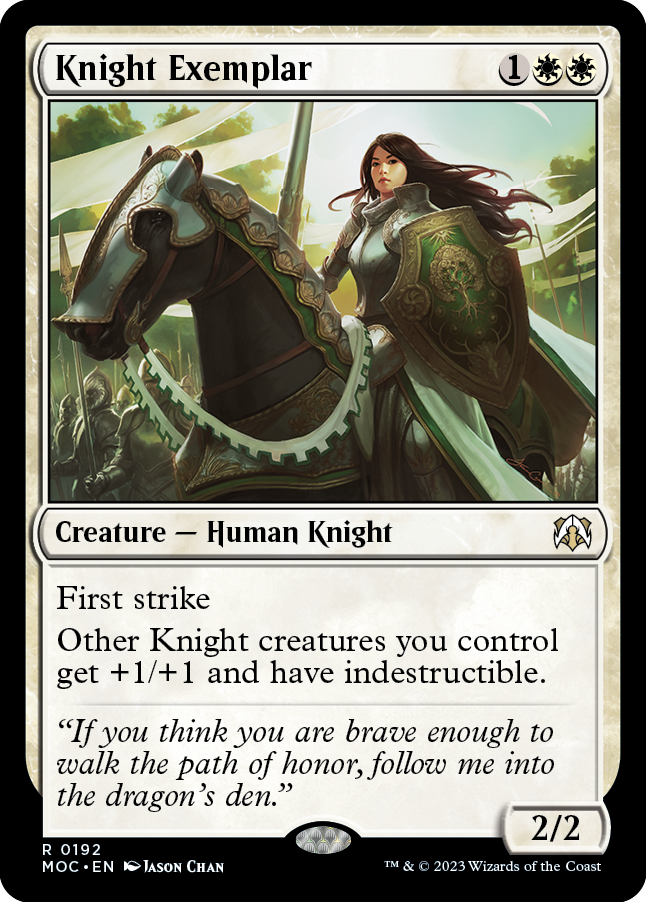 Knight Exemplar [March of the Machine Commander] | Shuffle n Cut Hobbies & Games