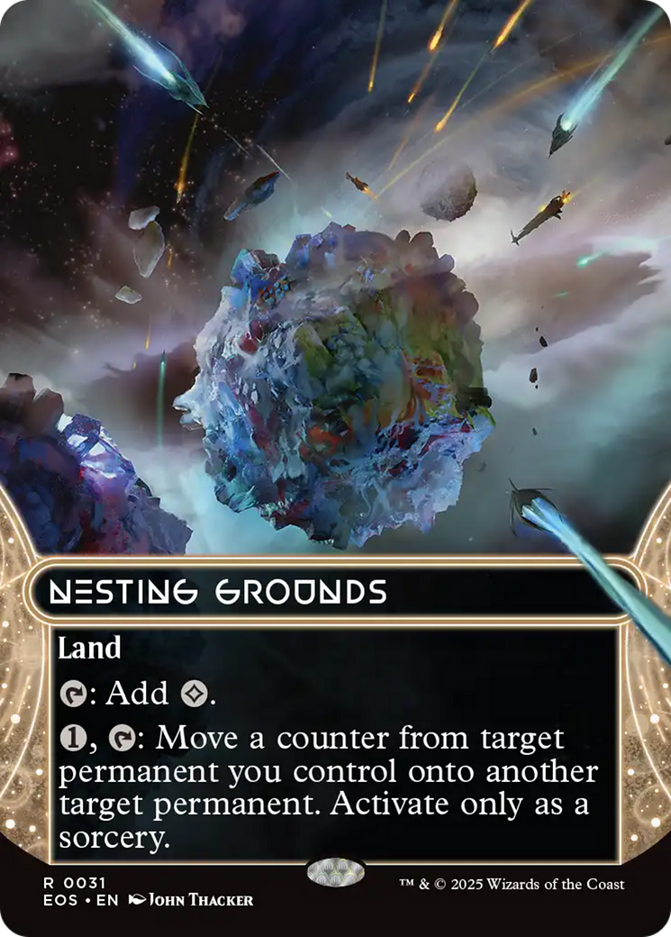 Nesting Grounds (0031) (Borderless) [Edge of Eternities: Stellar Sights] | Shuffle n Cut Hobbies & Games