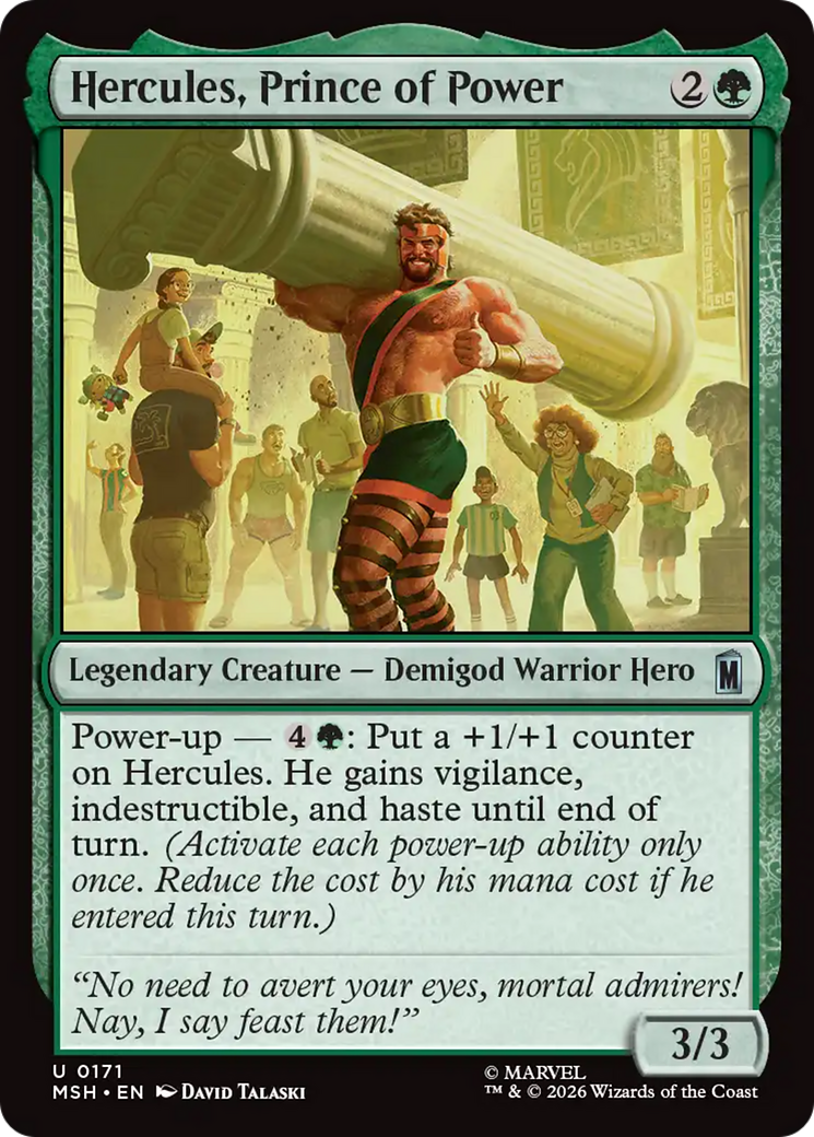 Hercules, Prince of Power [Marvel Super Heroes] | Shuffle n Cut Hobbies & Games