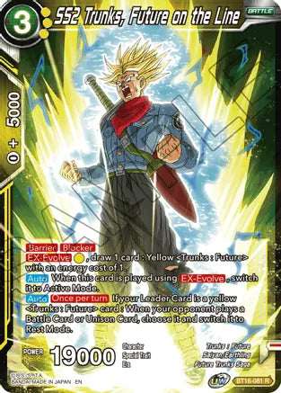 SS2 Trunks, Future on the Line (BT16-081) [Realm of the Gods] | Shuffle n Cut Hobbies & Games