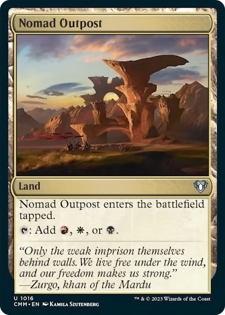 Nomad Outpost [Commander Masters] | Shuffle n Cut Hobbies & Games
