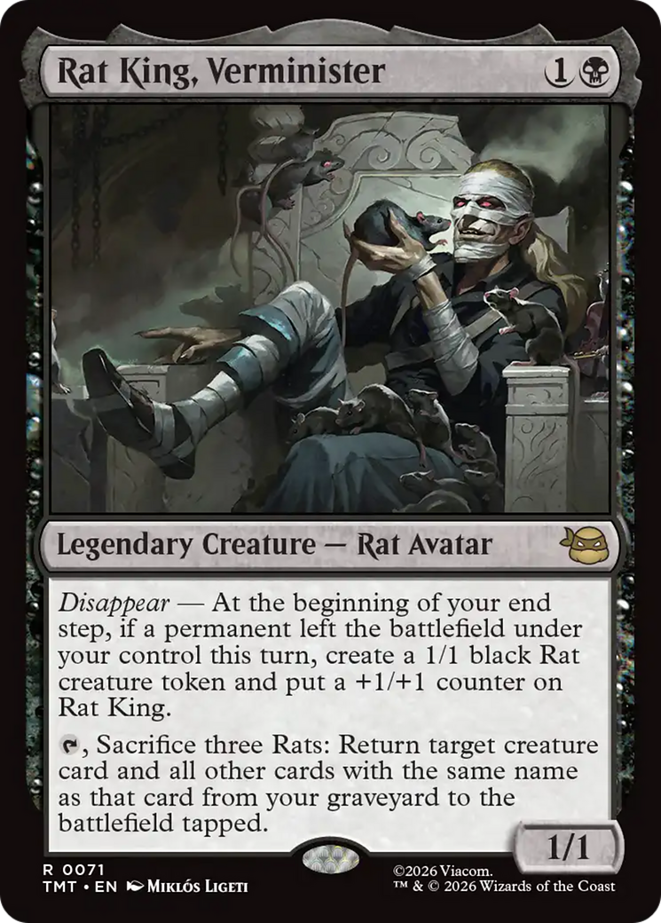 Rat King, Verminister [Teenage Mutant Ninja Turtles] | Shuffle n Cut Hobbies & Games