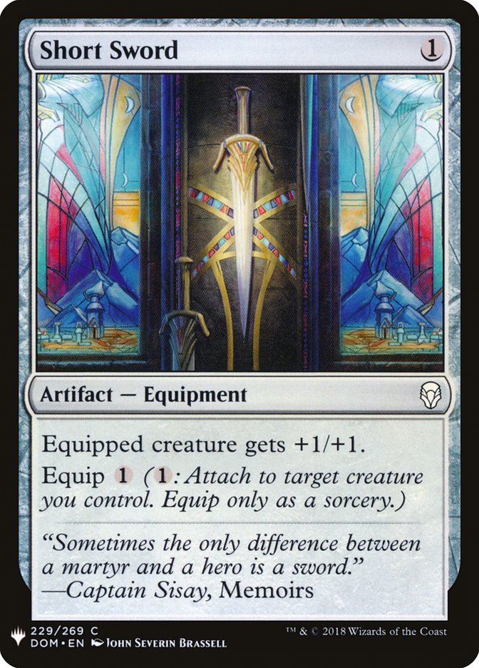 Short Sword [Mystery Booster] | Shuffle n Cut Hobbies & Games