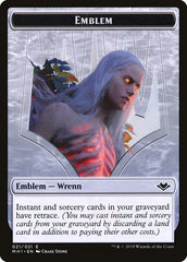 Shapeshifter (001) // Wrenn and Six Emblem (021) Double-Sided Token [Modern Horizons Tokens] | Shuffle n Cut Hobbies & Games