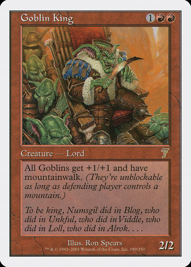 Goblin King [Seventh Edition] | Shuffle n Cut Hobbies & Games