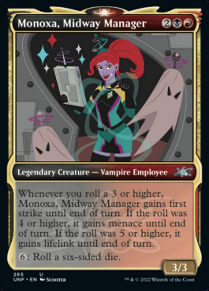 Monoxa, Midway Manager (Showcase) [Unfinity] | Shuffle n Cut Hobbies & Games