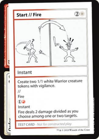 Start // Fire (2021 Edition) [Mystery Booster Playtest Cards] | Shuffle n Cut Hobbies & Games