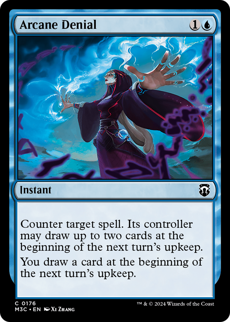 Arcane Denial (Ripple Foil) [Modern Horizons 3 Commander] | Shuffle n Cut Hobbies & Games