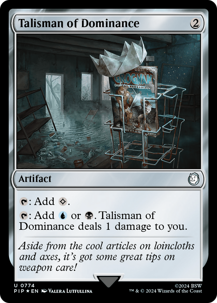Talisman of Dominance (Surge Foil) [Fallout] | Shuffle n Cut Hobbies & Games