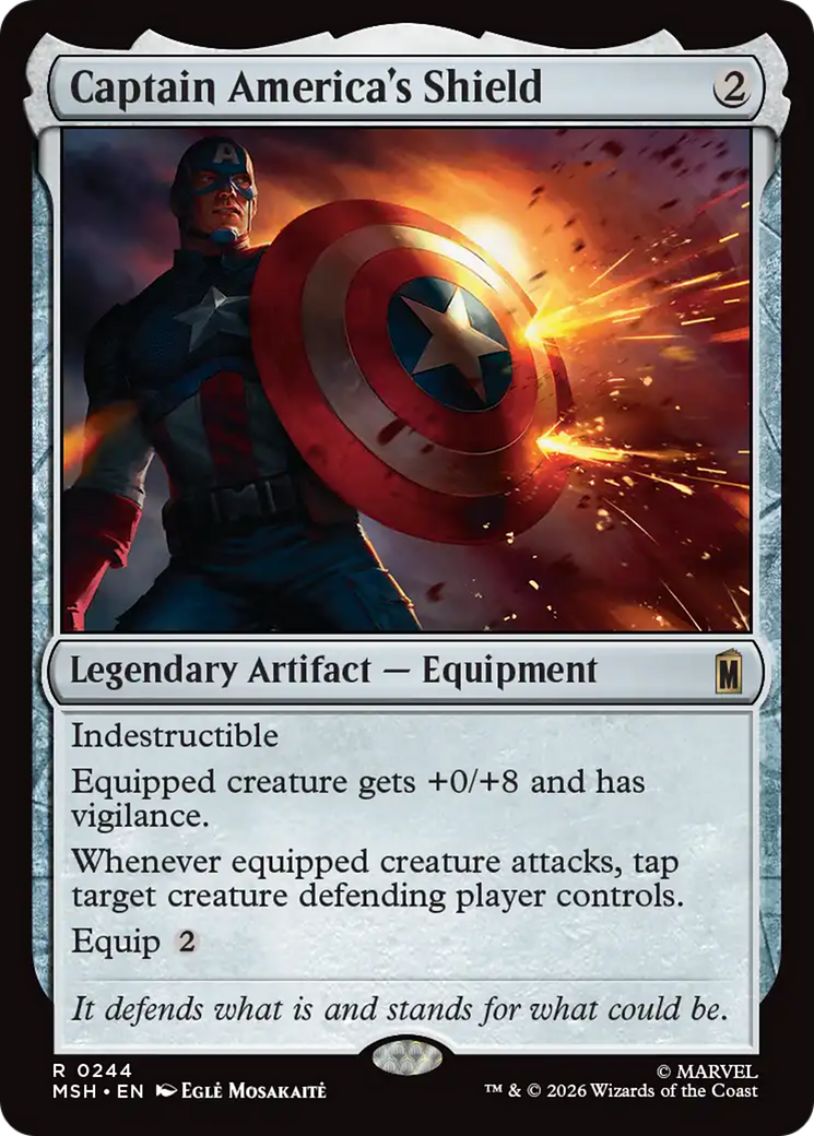 Captain America's Shield [Marvel Super Heroes] | Shuffle n Cut Hobbies & Games