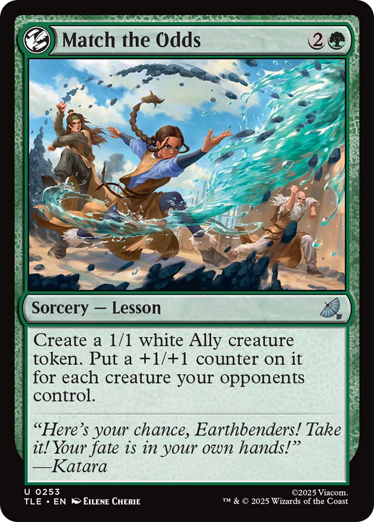 Match the Odds [Avatar: The Last Airbender: Eternal-Legal] | Shuffle n Cut Hobbies & Games