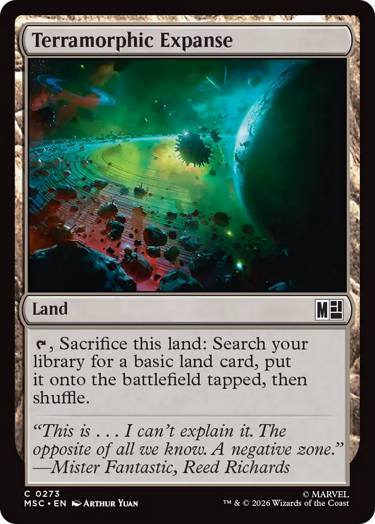 Terramorphic Expanse (0273) (Surge Foil) [Marvel Super Heroes Commander] | Shuffle n Cut Hobbies & Games