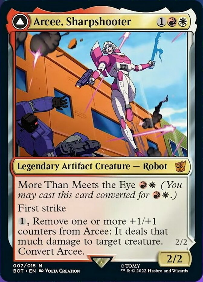 Arcee, Sharpshooter // Arcee, Acrobatic Coupe [Transformers] | Shuffle n Cut Hobbies & Games