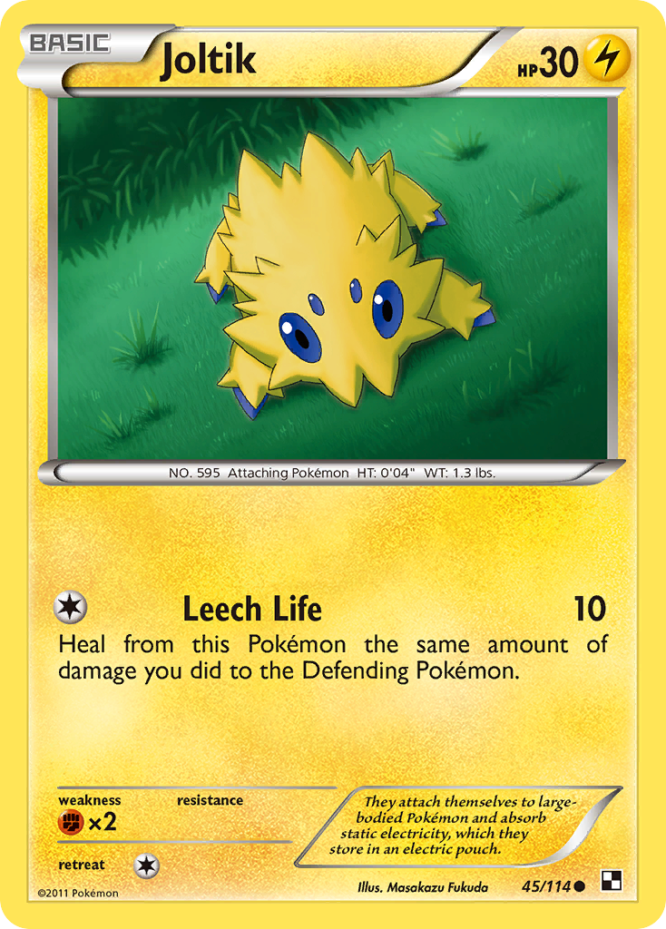 Joltik (45/114) [Black & White: Base Set] | Shuffle n Cut Hobbies & Games