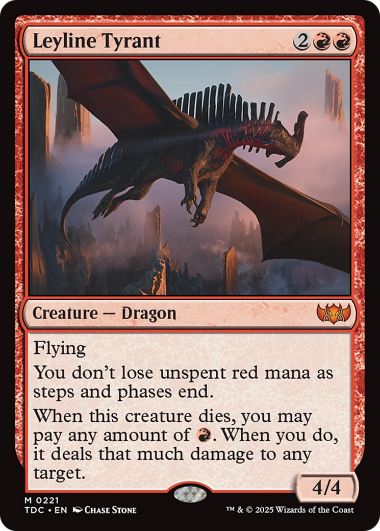 Leyline Tyrant [Tarkir: Dragonstorm Commander] | Shuffle n Cut Hobbies & Games