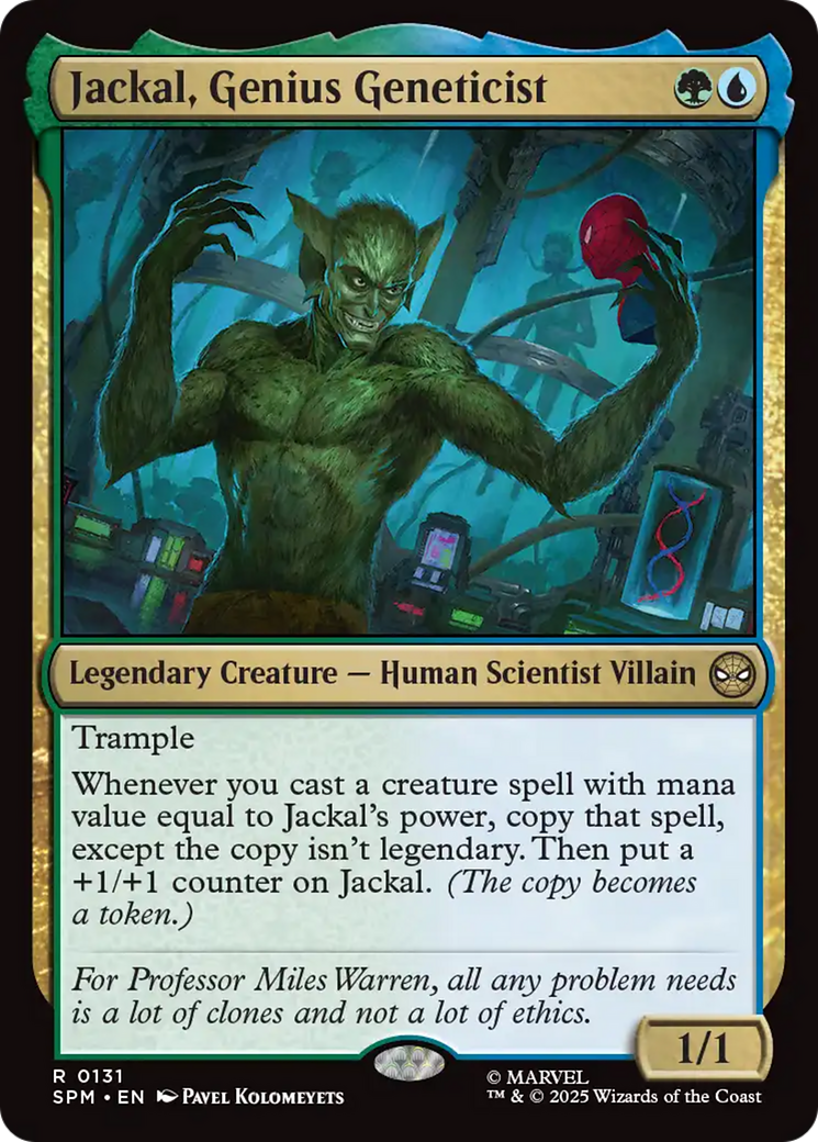 Jackal, Genius Geneticist [Marvel's Spider-Man] | Shuffle n Cut Hobbies & Games
