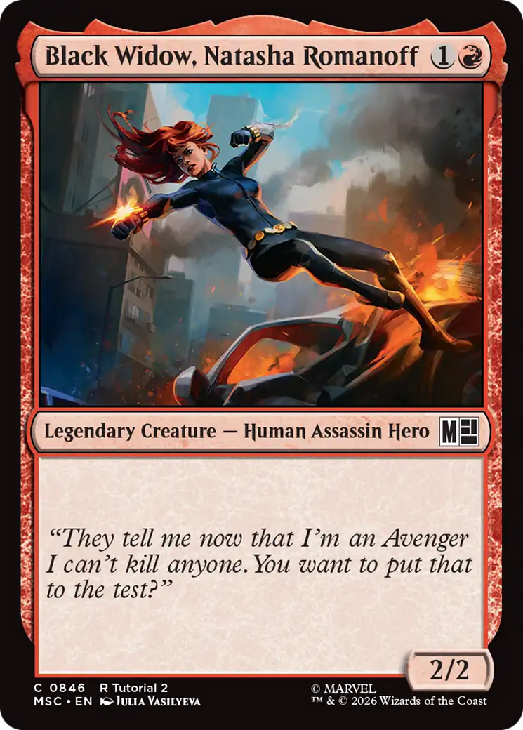 Black Widow, Natasha Romanoff [Marvel Super Heroes Commander] | Shuffle n Cut Hobbies & Games