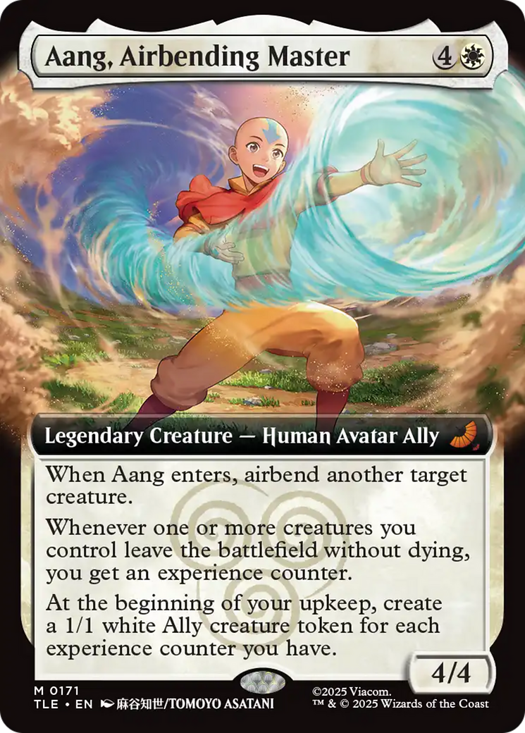 Aang, Airbending Master (Extended Art) [Avatar: The Last Airbender: Eternal-Legal] | Shuffle n Cut Hobbies & Games