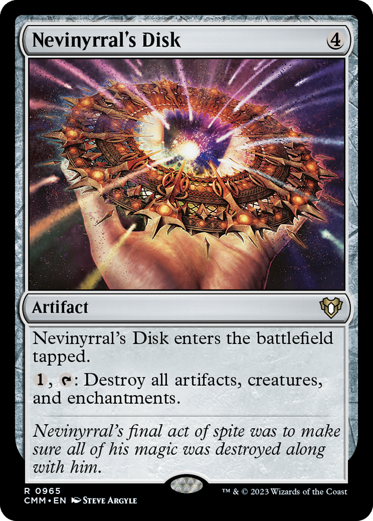 Nevinyrral's Disk [Commander Masters] | Shuffle n Cut Hobbies & Games