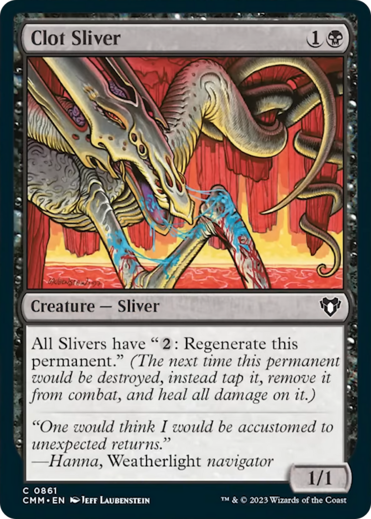 Clot Sliver [Commander Masters] | Shuffle n Cut Hobbies & Games