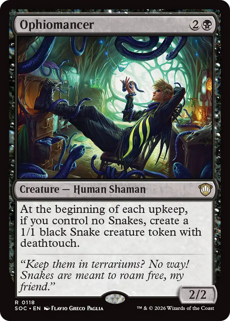 Ophiomancer [Secrets of Strixhaven Commander] | Shuffle n Cut Hobbies & Games