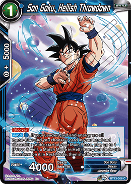 Son Goku, Hellish Throwdown (Common) (BT13-056) [Supreme Rivalry] | Shuffle n Cut Hobbies & Games