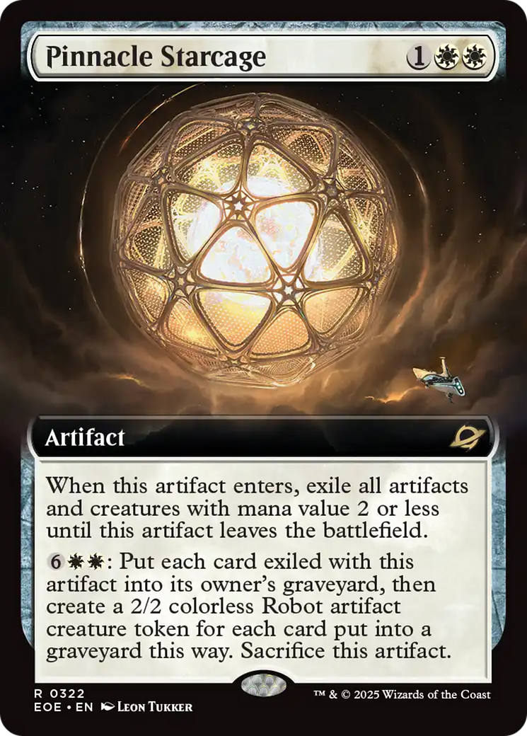Pinnacle Starcage (Extended Art) [Edge of Eternities] | Shuffle n Cut Hobbies & Games