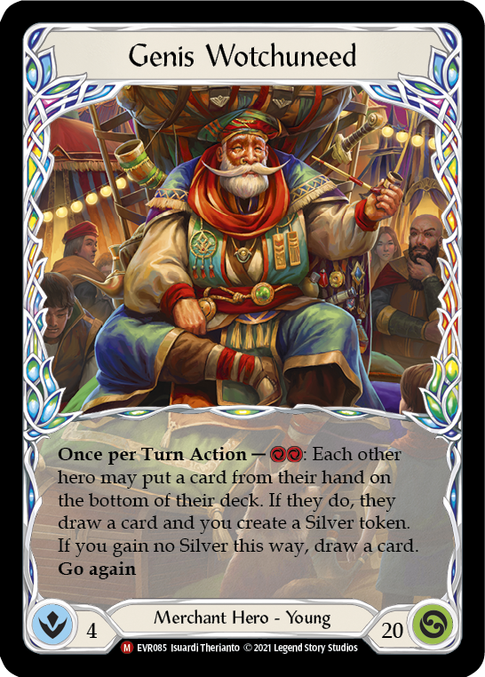 Genis Wotchuneed [EVR085] (Everfest)  1st Edition Rainbow Foil | Shuffle n Cut Hobbies & Games