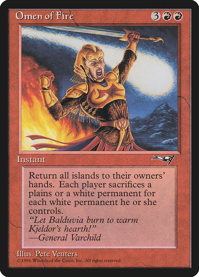 Omen of Fire [Alliances] | Shuffle n Cut Hobbies & Games