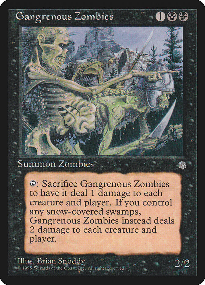 Gangrenous Zombies [Ice Age] | Shuffle n Cut Hobbies & Games