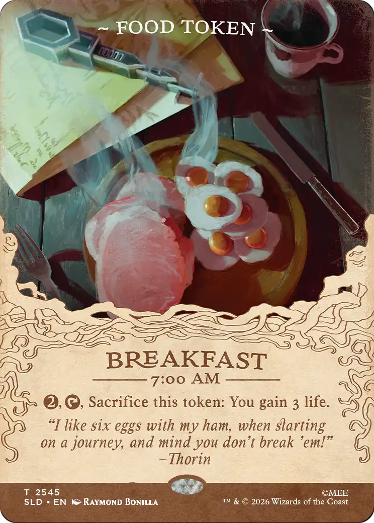 Food Token (2545) [Secret Lair Drop Series] | Shuffle n Cut Hobbies & Games
