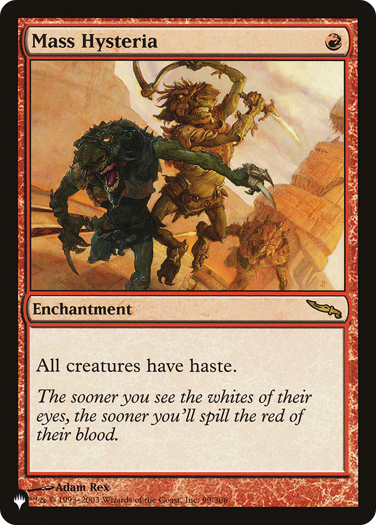 Mass Hysteria [The List] | Shuffle n Cut Hobbies & Games