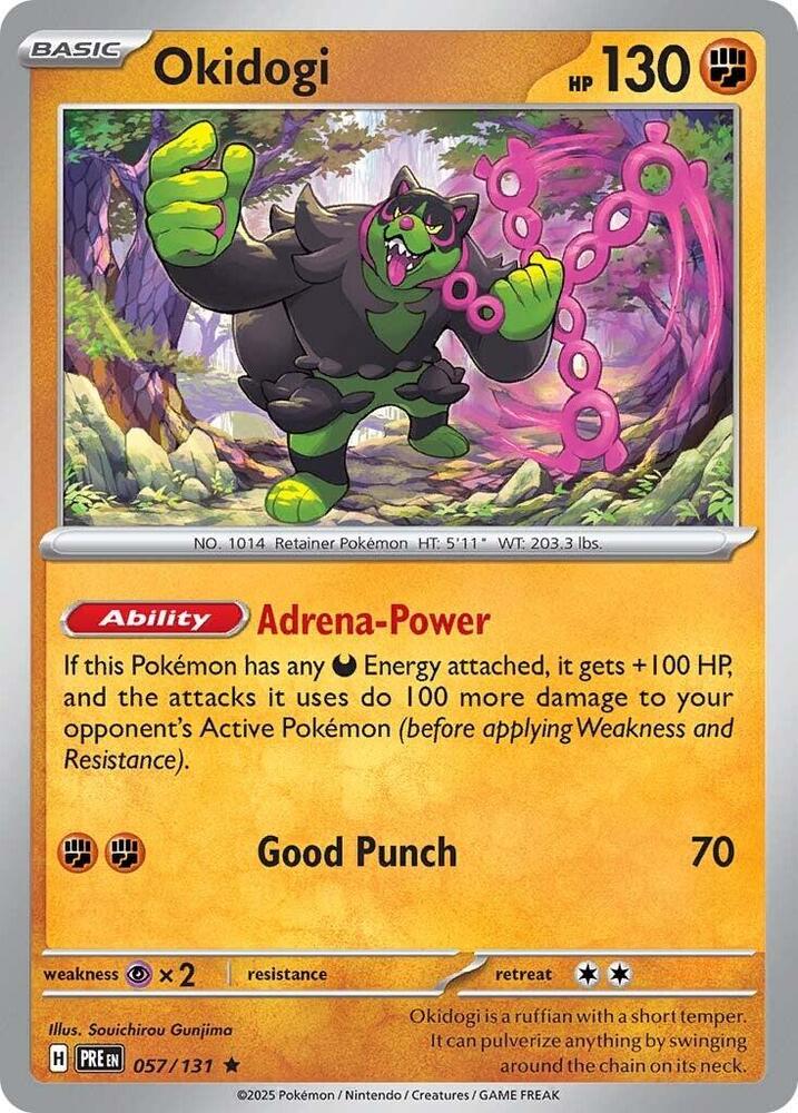 Okidogi (057/131) [Scarlet & Violet: Prismatic Evolutions] | Shuffle n Cut Hobbies & Games