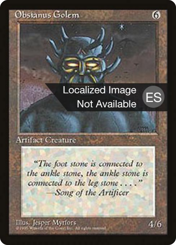 Obsianus Golem [Fourth Edition Foreign Black Border] | Shuffle n Cut Hobbies & Games