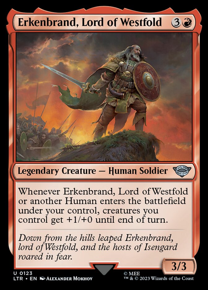 Erkenbrand, Lord of Westfold [The Lord of the Rings: Tales of Middle-Earth] | Shuffle n Cut Hobbies & Games