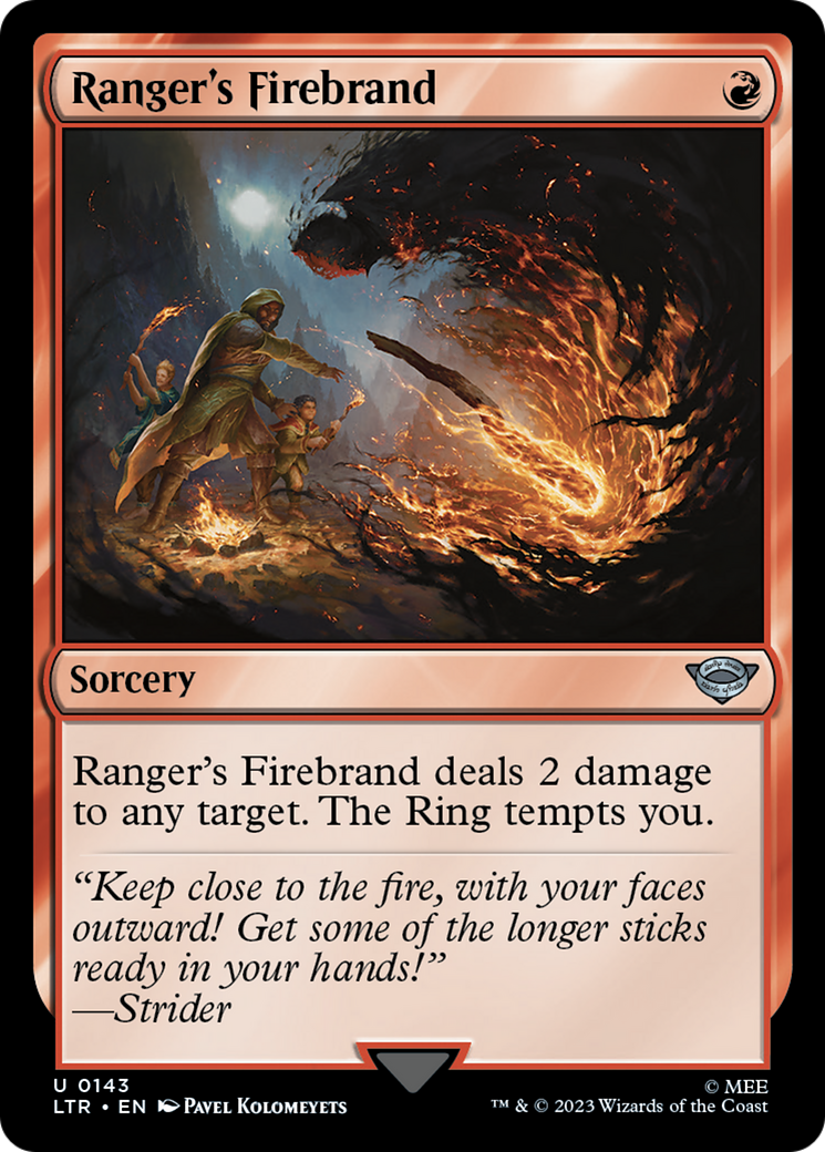 Ranger's Firebrand [The Lord of the Rings: Tales of Middle-Earth] | Shuffle n Cut Hobbies & Games