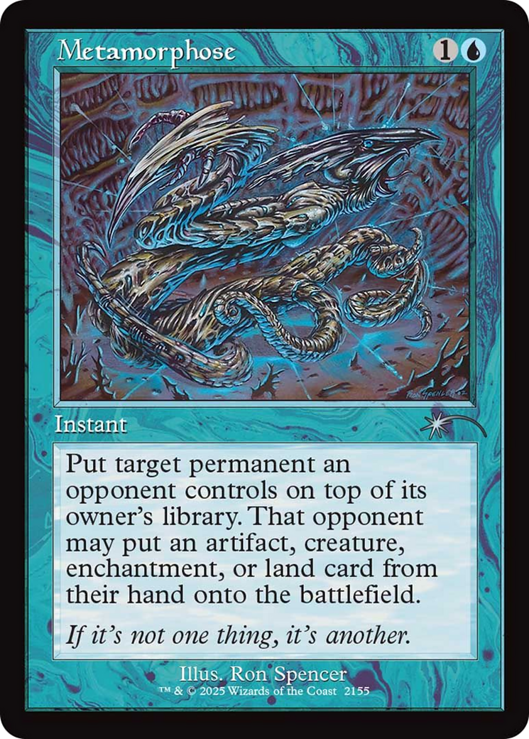 Metamorphose (Retro Frame) [Secret Lair Drop Series] | Shuffle n Cut Hobbies & Games