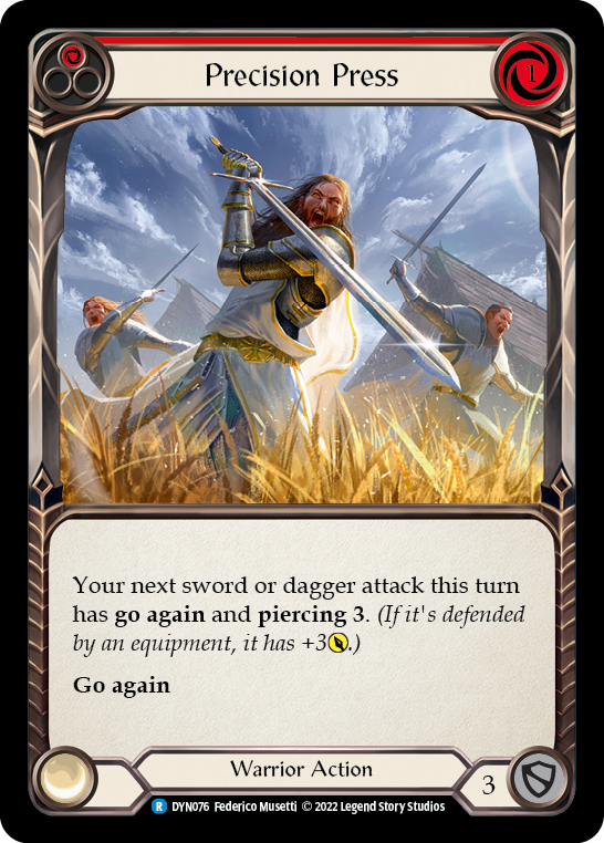 Precision Press (Red) [DYN076] (Dynasty) | Shuffle n Cut Hobbies & Games