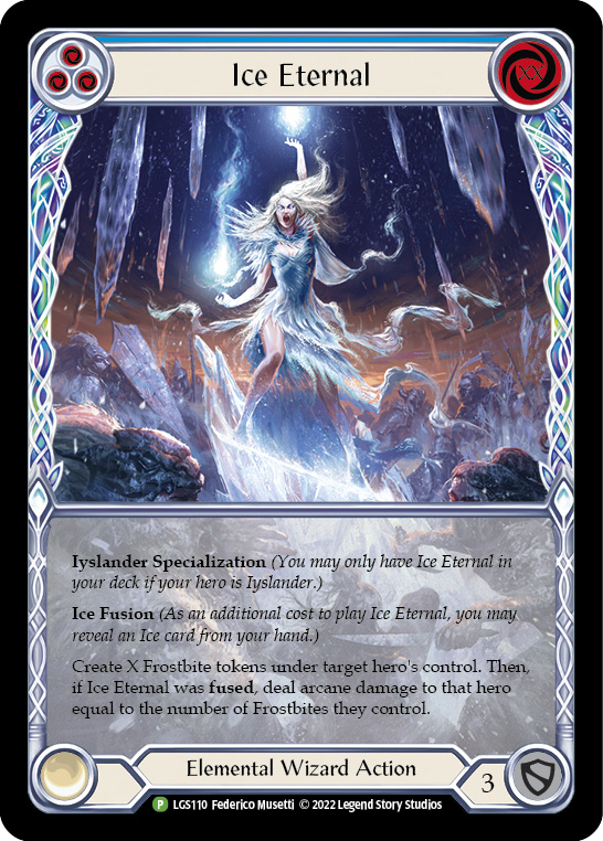 Ice Eternal [LGS110] (Promo)  Rainbow Foil | Shuffle n Cut Hobbies & Games