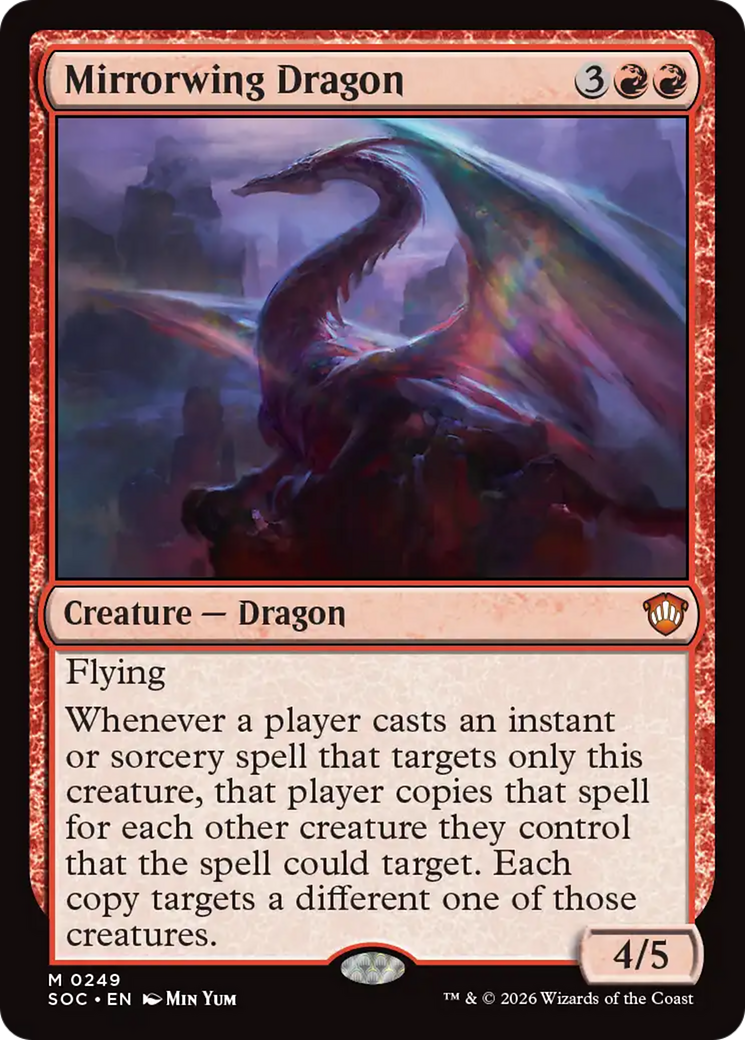 Mirrorwing Dragon [Secrets of Strixhaven Commander] | Shuffle n Cut Hobbies & Games