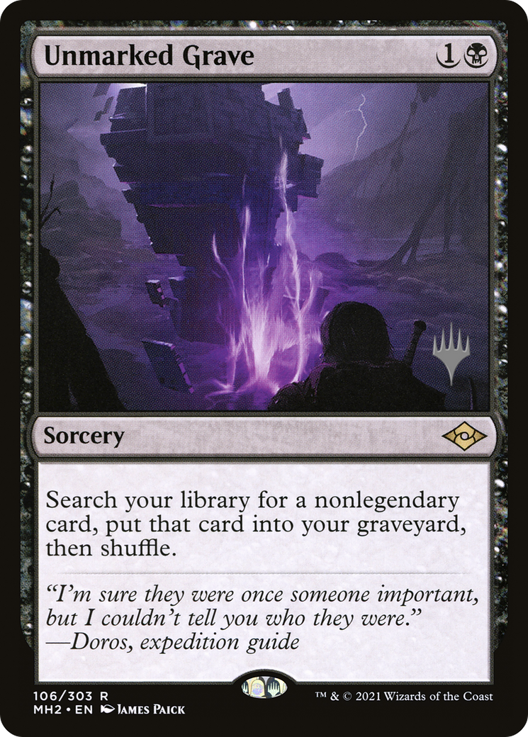Unmarked Grave (Promo Pack) [Murders at Karlov Manor Promos] | Shuffle n Cut Hobbies & Games