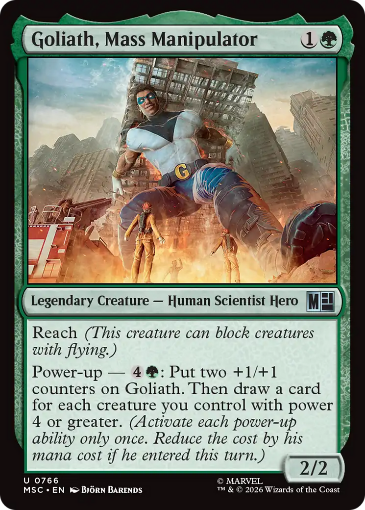 Goliath, Mass Manipulator [Marvel Super Heroes Commander] | Shuffle n Cut Hobbies & Games
