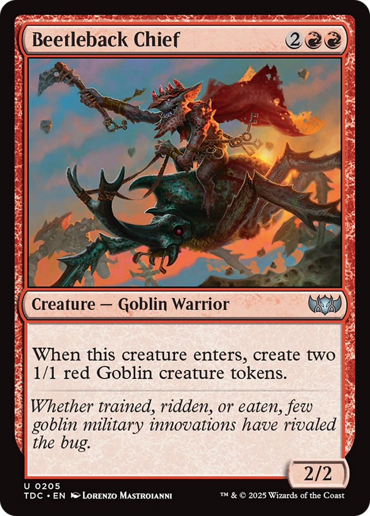 Beetleback Chief [Tarkir: Dragonstorm Commander] | Shuffle n Cut Hobbies & Games